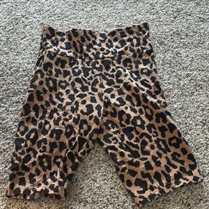 Leopard Print Women's Shorts